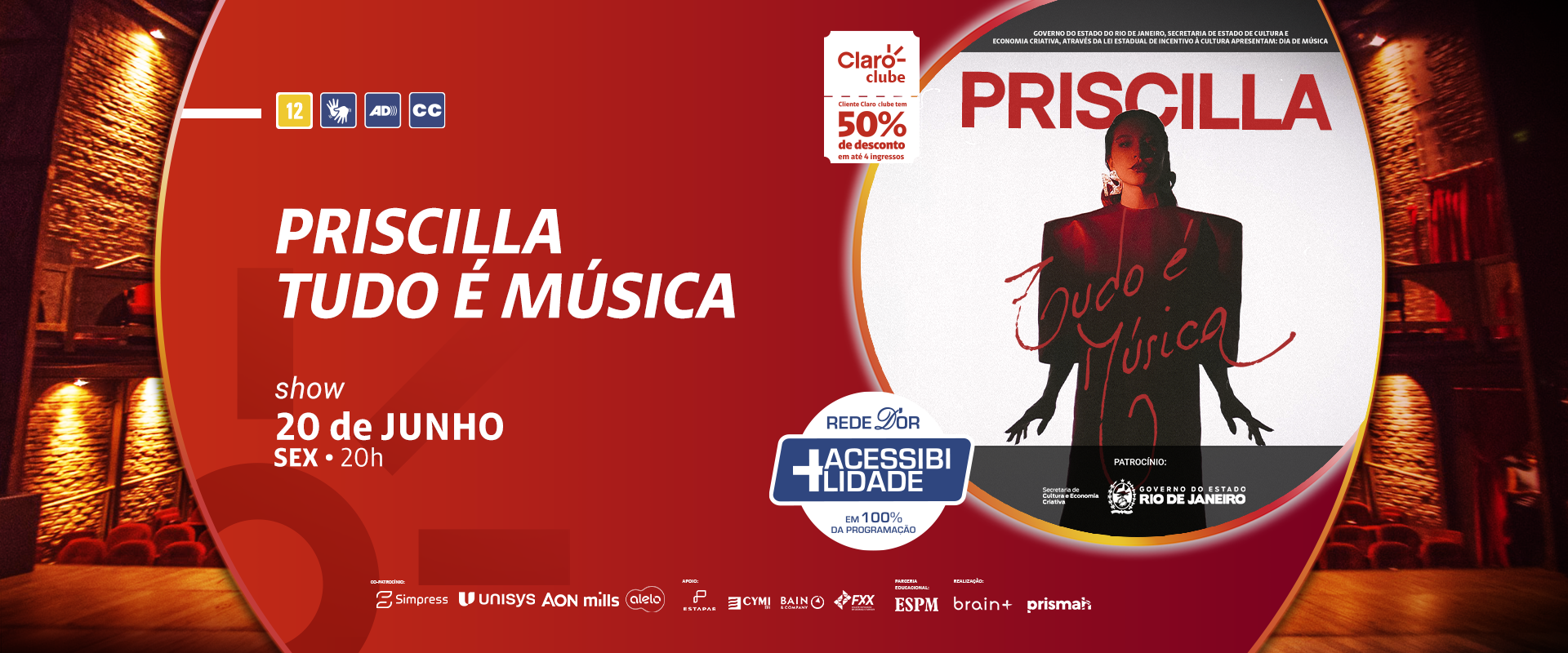 PRISCILLA: Tudo É Música