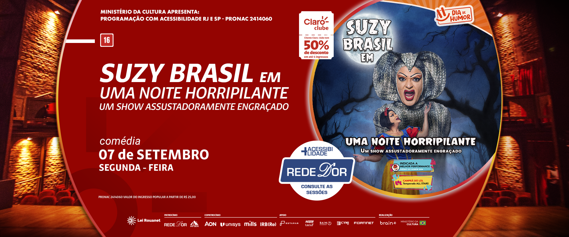 Suzy Brasil em Uma Noite Horripilante