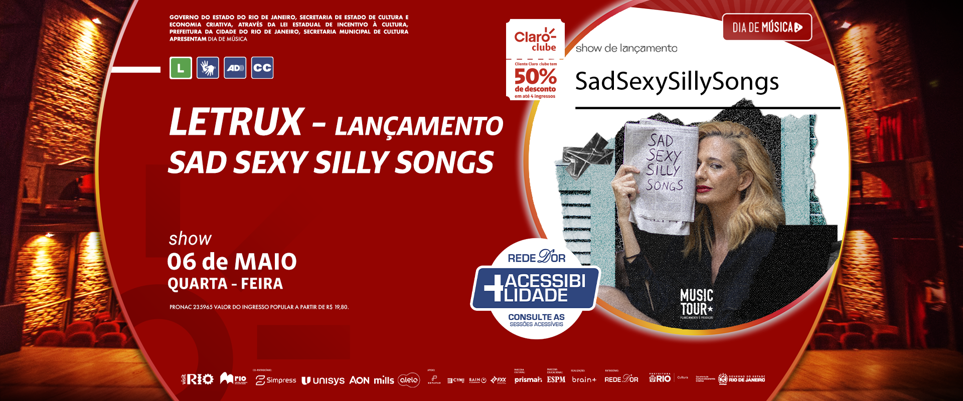 Letrux - Lançamento SadSexySillySongs