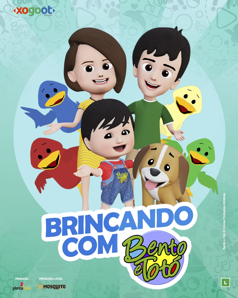 BRINCANDO COM O BENTO E TOTÓ