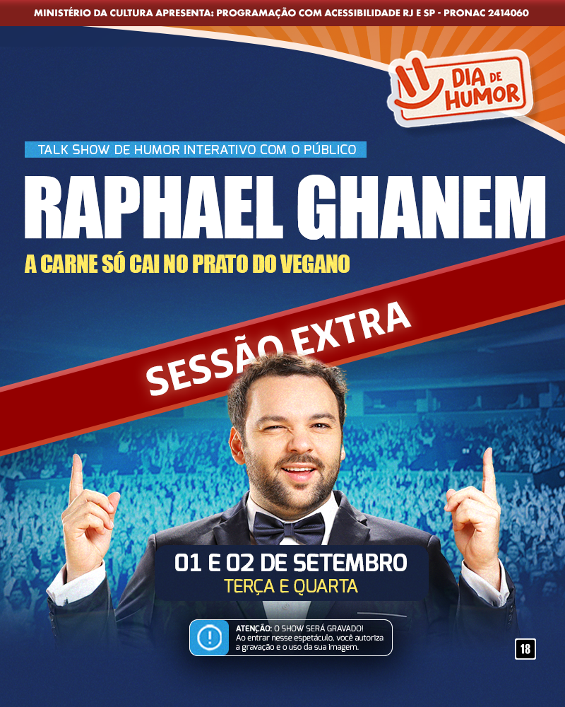 Raphael Ghanem - A Carne Só Cai No Prato Do Vegano