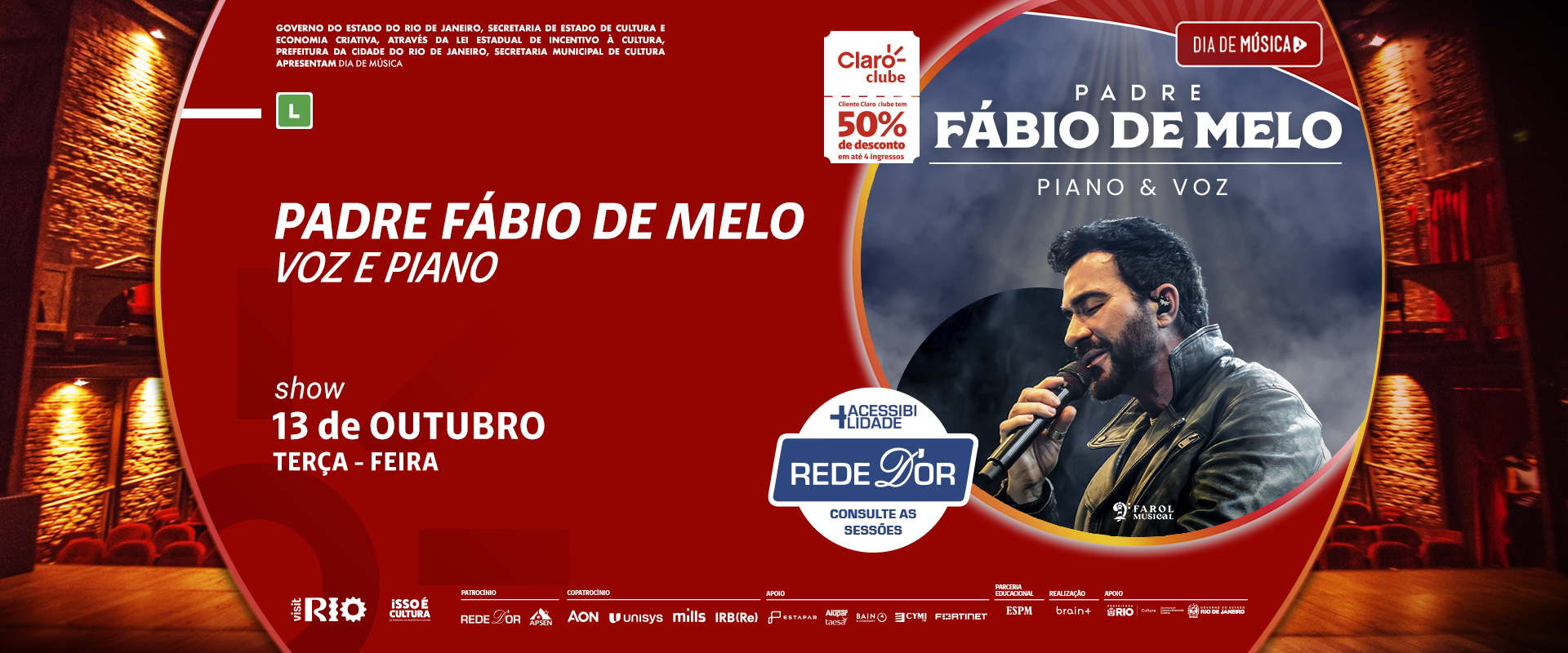 Padre Fábio de Melo Voz e Piano