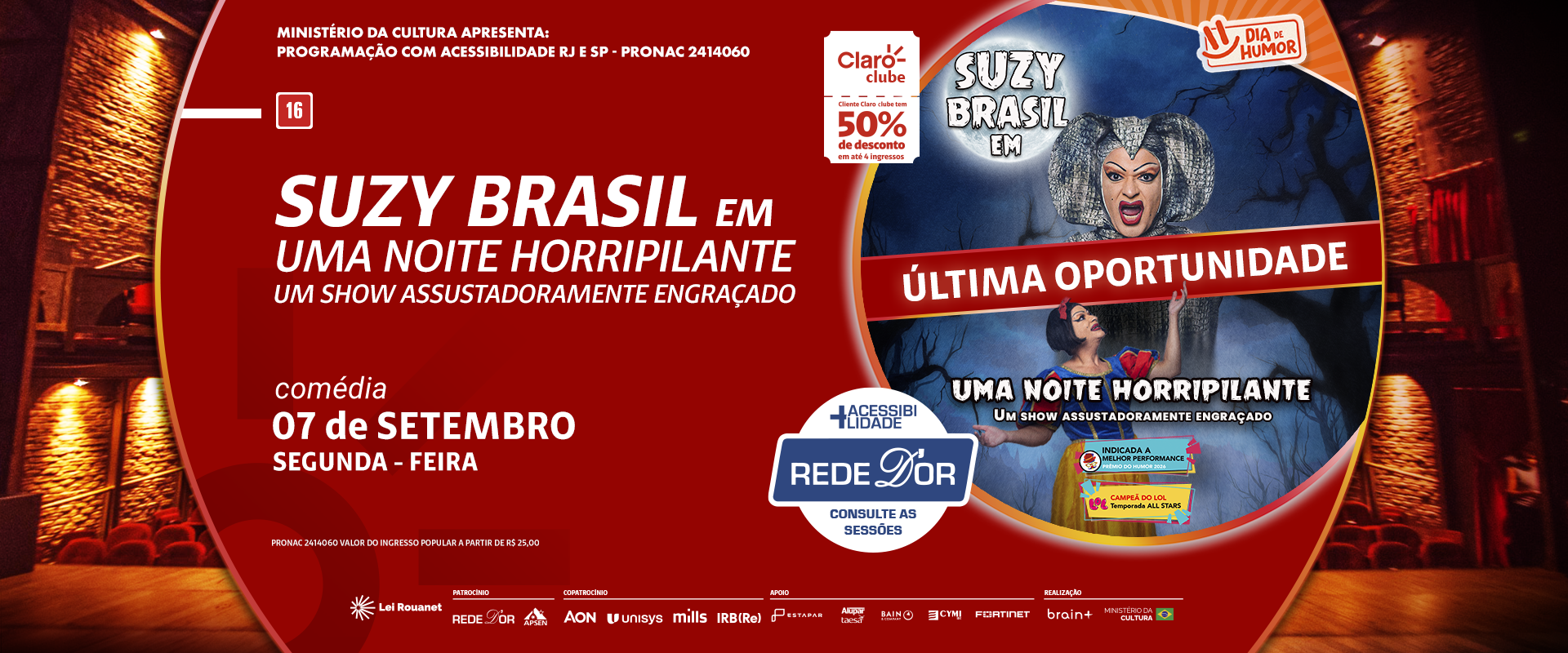 Suzy Brasil em Uma Noite Horripilante
