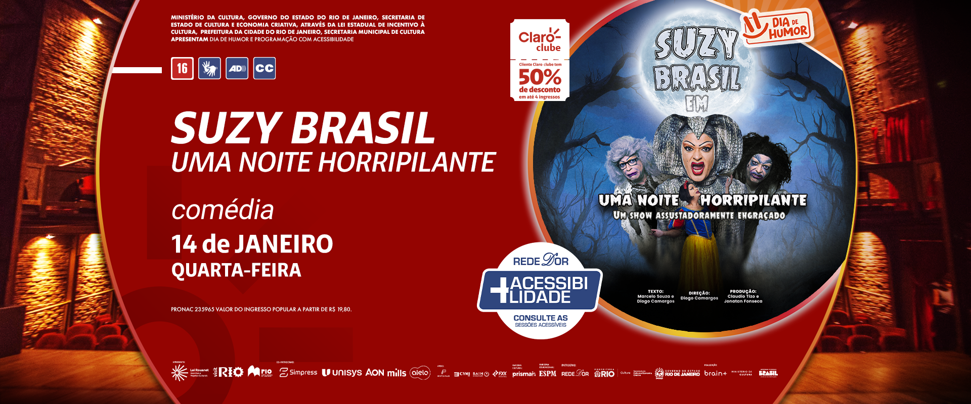 Suzy Brasil em Uma Noite Horripilante