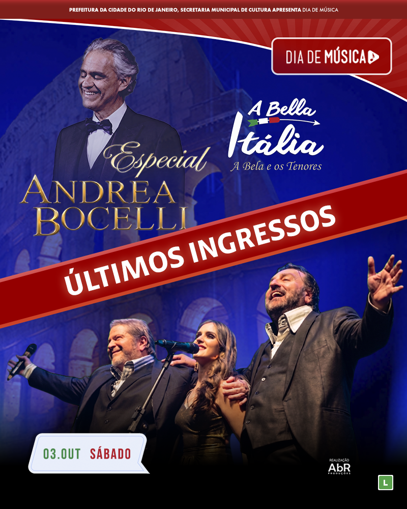 A Bella Itália – Especial Andrea Bocelli