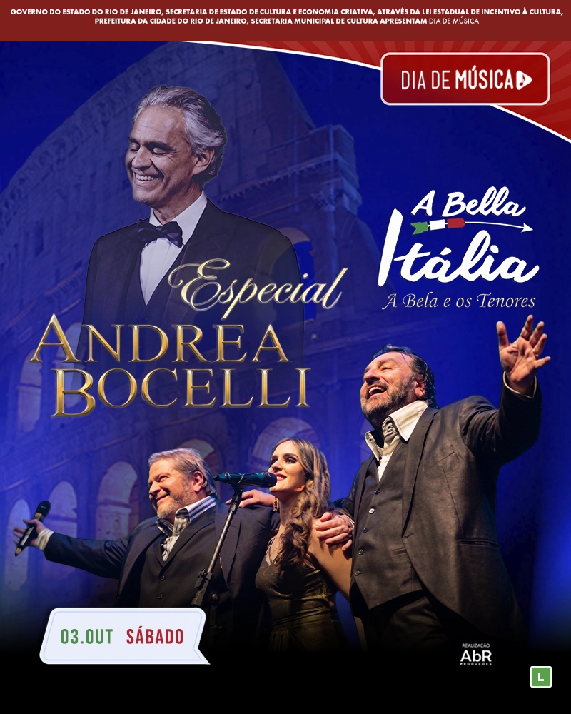 A Bella Itália – Especial Andrea Bocelli